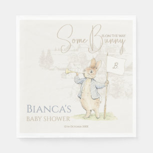 Serviette En Papier Peter le lapin Un Baby shower lapin