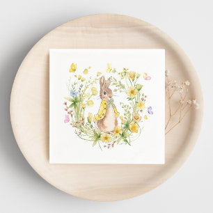 Serviette En Papier Peter Rabbit Fleur sauvage Papier pour bébé