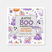 Petit baby shower Boo Citrouille Halloween