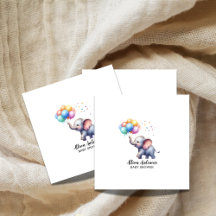 Petit baby shower d'éléphant de bébé cacahuète