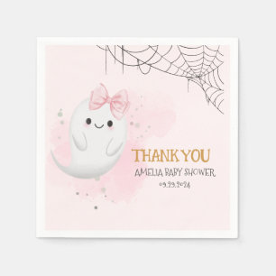 Serviette En Papier Petit Boo Halloween fantôme fille baby shower