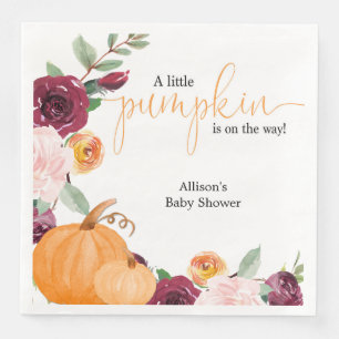 Serviette En Papier Petit citrouille baby shower
