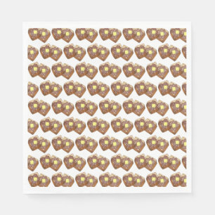 Serviette En Papier Petit déjeuner Français Beurre de pain et sirop Pe