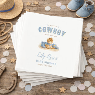 Serviette En Papier Petit Garçon Cowboy Baby Shower