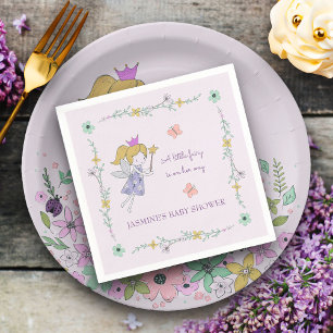 Serviette En Papier Petit jardin de fleurs de fée pour toute occasion