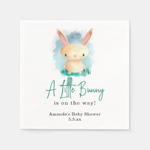 Serviette En Papier Petit Lapin - shower de bébé
