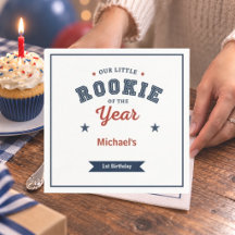 Petit Recrue 1er Anniversaire Baseball