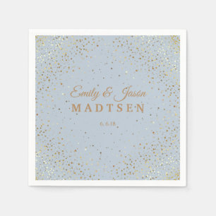 Serviette En Papier Petite Golden Stars Papier Mariage