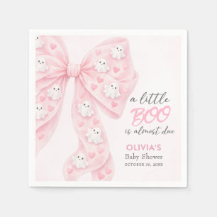 Serviette En Papier Petite Hibou Bientôt Prête pour un Baby Shower Hal
