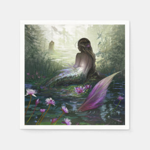 Serviette En Papier Petite Sirène