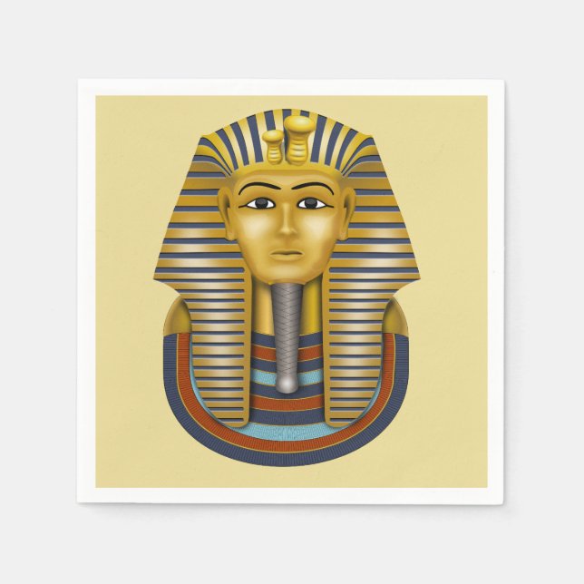 Serviette En Papier Pharaoh Bust (Devant)