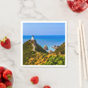 Serviette En Papier Phare de Nugget Point, Nouvelle-Zélande