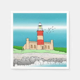 Serviette En Papier Phare du Cap Agulhas