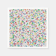 Pharmacologie Médicale Capsule de pilule Napkins