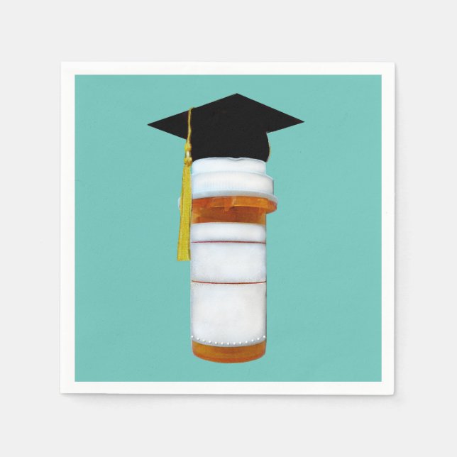 Serviette En Papier Pharmacy School Graduation (Devant)