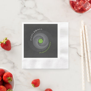 Serviette En Papier Phénomène de Pickleball Galaxie