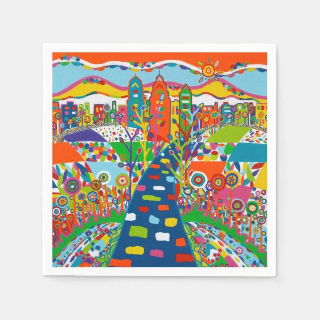 Serviette En Papier Philadelphie, Papier PA serviettes (Devant)