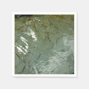 Serviette En Papier Photo de la nature de dalles rocheuses couvertes d