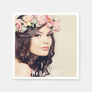 Serviette En Papier photo du 30e anniversaire