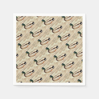 Serviette En Papier Photo Mallard Duck
