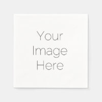 Serviette en papier photo personnalisée – Mariage