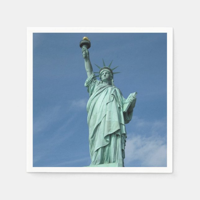 Serviette En Papier Photo Statue de la liberté (Devant)