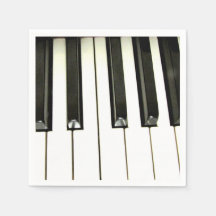 Piano Keys napkin