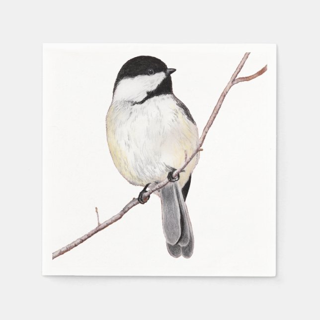 Serviette En Papier Pickadee (Devant)