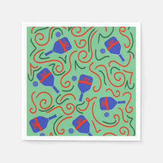 Serviette En Papier Pickleball avec serviette en boîte