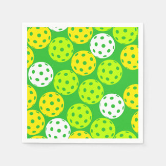 Serviette En Papier Pickleball | Papier de partie Napkin