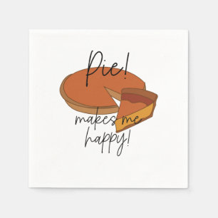 Serviette En Papier Pie Me Rend Joyeuse Pie Party