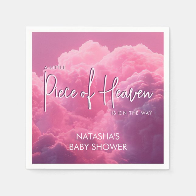 Serviette En Papier Piece of Heaven est en chemin Dreamy Magical (Devant)