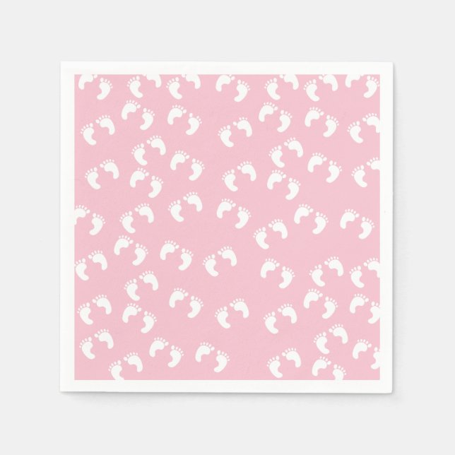 Serviette En Papier Pieds bébé (Devant)