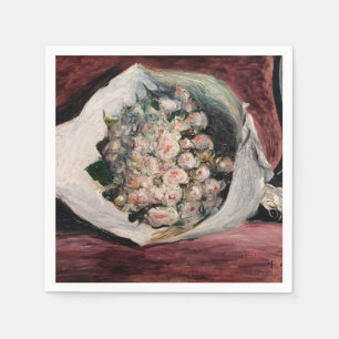 Serviette En Papier Pierre-Auguste Renoir - Bouquet dans une boîte