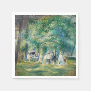 Serviette En Papier Pierre-Auguste Renoir - La fête à Saint-Cloud