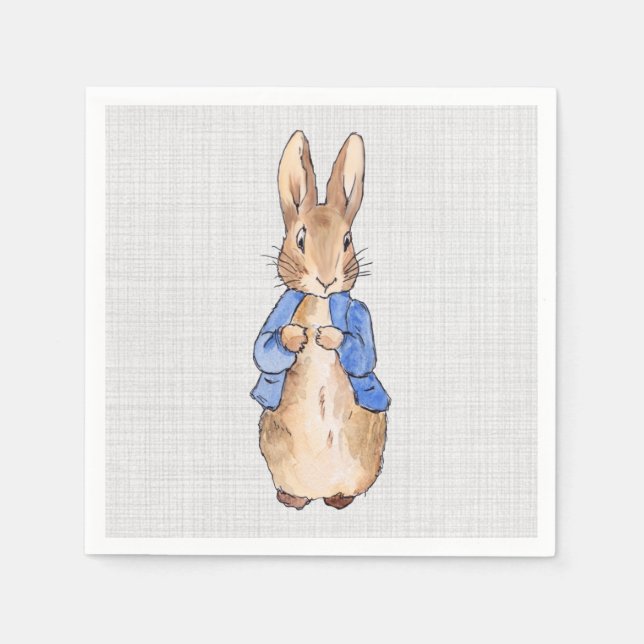 Serviette En Papier Pierre avec un arrière - plan de lin gris (Devant)