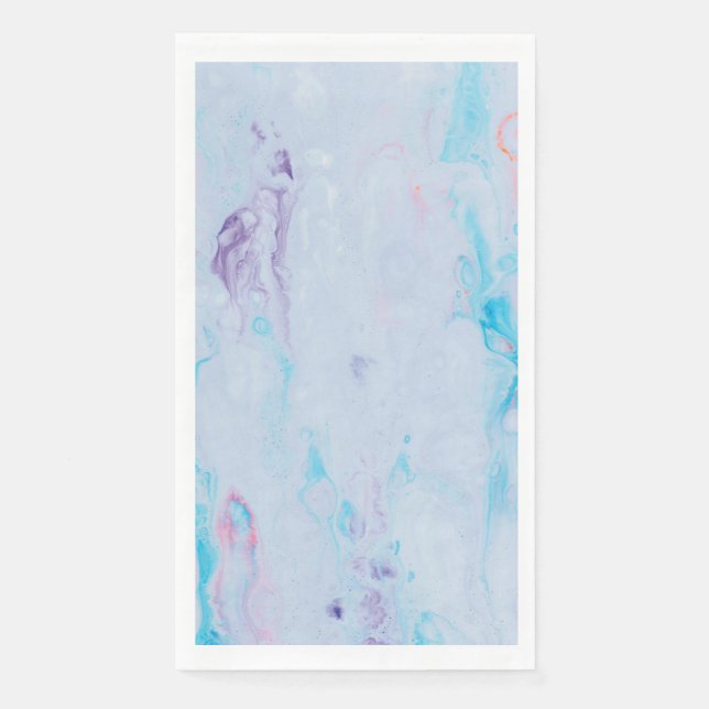 Serviette En Papier Pierre de luxe abstraite fluide Agate & Texture de (Devant)