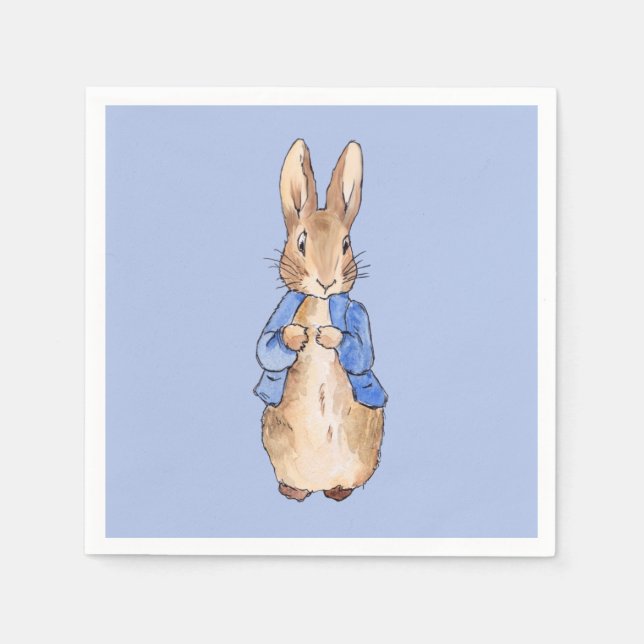 Serviette En Papier Pierre le lapin (Devant)