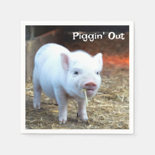 Serviette En Papier Piggin' Out Farm Life