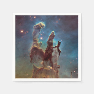 Serviette En Papier Piliers de création, Aigle Nebula Hubble Space
