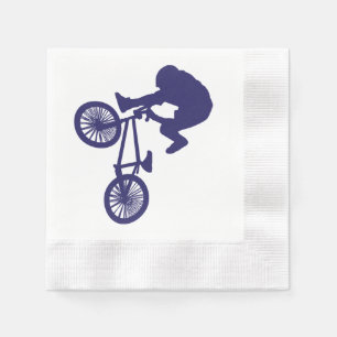 Serviette En Papier Pilote cycliste BMX