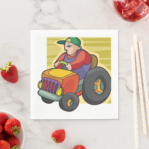 Serviette En Papier Pilote de tracteur