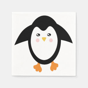 Serviette En Papier Pingouin serviettes pour la fête