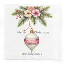 Pink Ornament Christmas Photo
