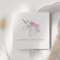 Pink Purple Gold Parties scintillant Unicorn Anniv