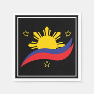 Serviette En Papier Pinoy Flag