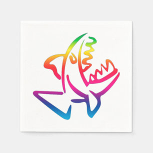 Serviette En Papier Piranha