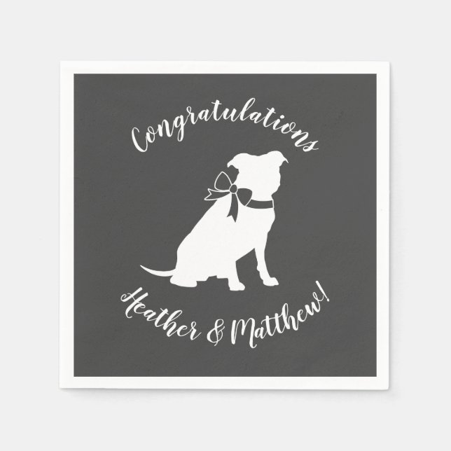 Serviette En Papier Pit Bull Chien Baby Pitbull Douche Genre Neutre (Devant)