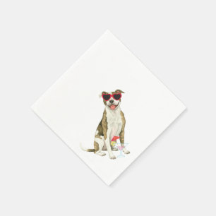 Serviette En Papier Pit été Bull Terrier Napkins