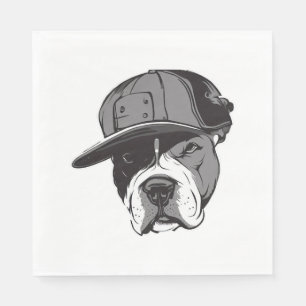 Serviette En Papier Pitbull Gangster